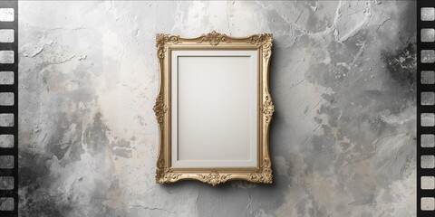 High-quality vintage film frame design featuring editable effects suitable for crafting personalized retro visuals