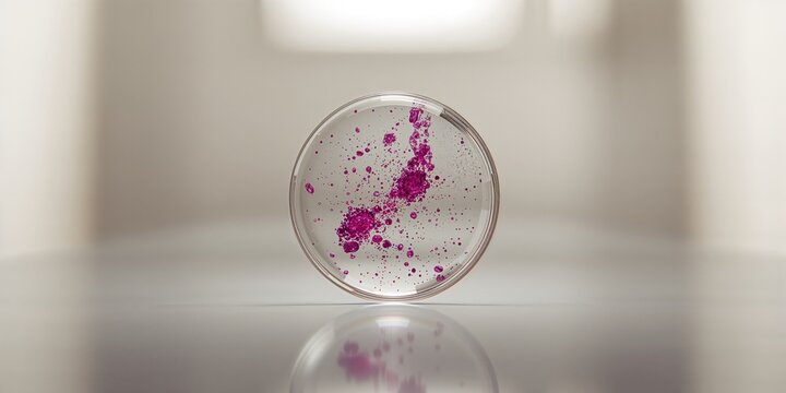 Cytology slide prepared with liquid-based technique for Pap smear, emphasizing diagnostic accuracy