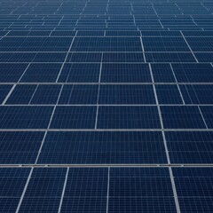 Large array of photovoltaic solar cells capturing sunlight to generate clean electrical power for a sustainable future ,source ,infrastructure ,sunlight