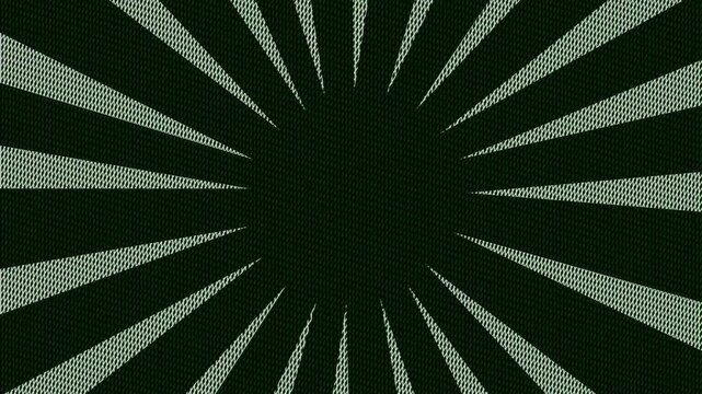 Abstract retro comic book style black sunburst background with textured radial lines