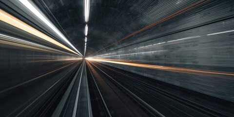 Railway tracks running through a tunnel highlighting infrastructure safety, Earth Day