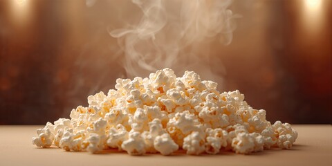 Butter-coated popcorn in a bowl, ideal for casual eating, food styling, National Popcorn Day