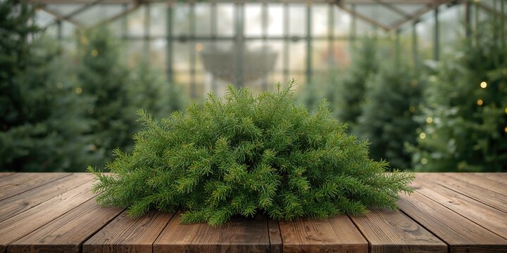 Stacked cedar branches intended for winter holiday wreaths and festive crafts