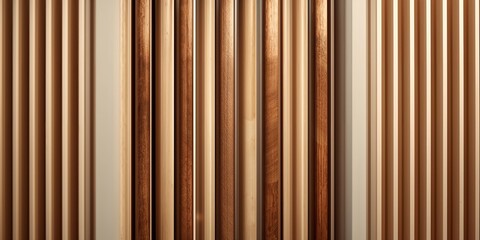 Fototapeta premium Wooden slats arranged seamlessly for a natural aesthetic, ideal for architectural backgrounds or decorative panels, Earth Day