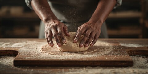 Bread dough made with soft wheat flour Type 2, emphasizing ingredient compatibility for baking