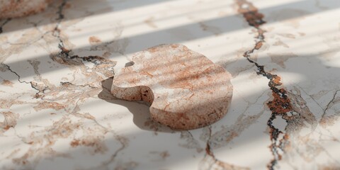 Authentic marble surface serving as a backdrop for editorial headers and visual layouts, highlighting natural patterns