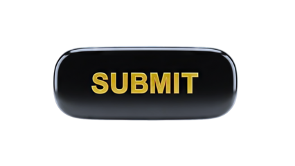 Submit Button: Glossy Black with Gold Text
