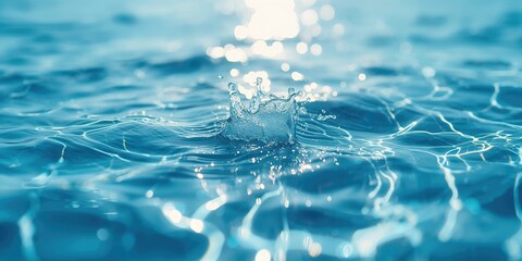 Water-themed backdrop ideal for editorial headers or UI interfaces, focusing on a calm and clean aesthetic