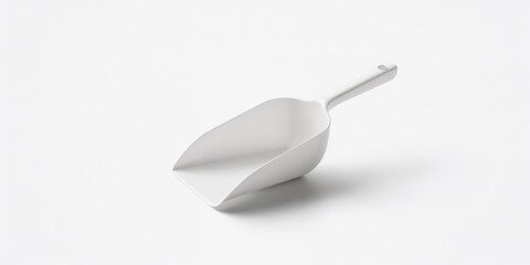 Household plastic scoop designed for food handling, focusing on sanitation and usability