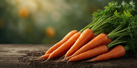Collection of carrots in a market setting, highlighting vegetable freshness and seasonal abundance