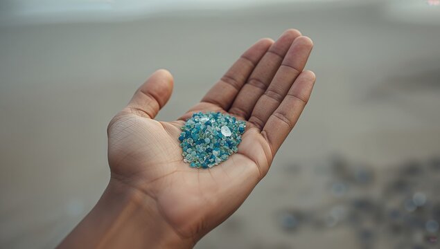 Microplastics present, highlighting aquatic microplastics and water contamination concerns