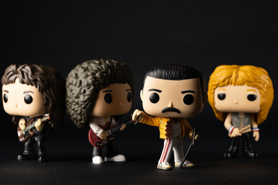 Funko POP vinyl figures of Queen band