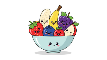 Fruit Salad in a Bowl.