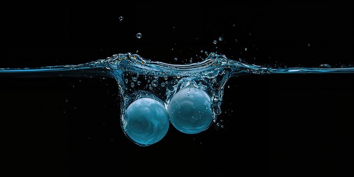 Medication tablets dissolving in water, highlighting ease of use for health management