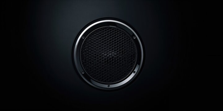 Close-up of speaker grill, highlighting texture for audio system protection and longevity