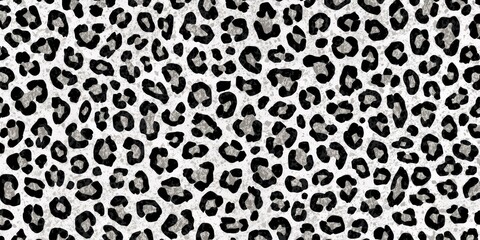 Textured leopard pattern as background for layout design, visual appeal and pattern recognition