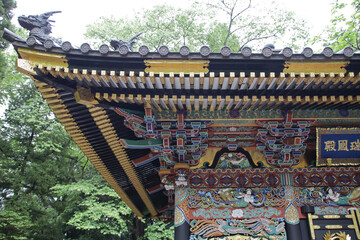 hall at the zuihoden (date masamune's mausoleum) in sendai in japan 