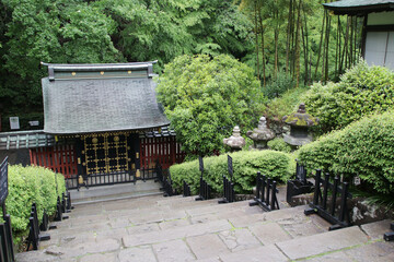gate at the zuihoden (date masamune's mausoleum) in sendai in japan 