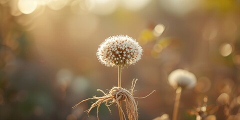 Hemp-agrimony seed pods in focus against fall foliage and blurred background, highlighting plant lifecycle, World Nature Conservation Day
