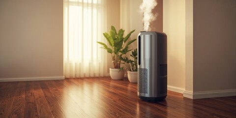Whole house humidifier with high-output capacity and automatic regulation, addressing seasonal indoor humidity levels