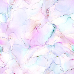 Abstract alcohol ink liquid luxury pastel colors contemporary seamless background