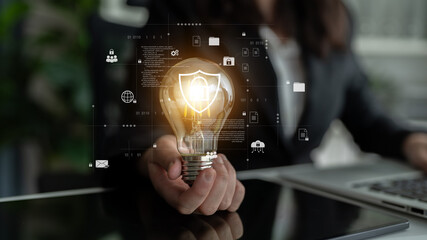 AI cybersecurity system protects digital assets through intelligent detection, access control, and...