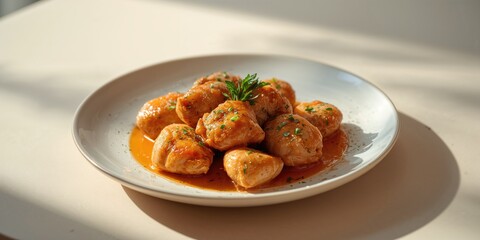 Salted egg chicken, highlighting processed ingredient effects, for food health awareness