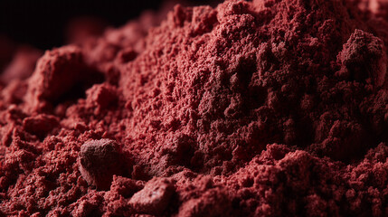 abstract background of red stone  powder