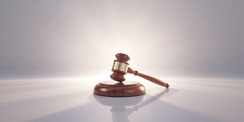 A judge's gavel resting on law books highlighting judicial authority, legal awareness day