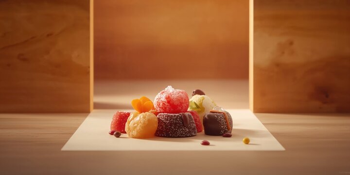 Assorted Bengali confections featuring dry Rassgulla Chamcham and Kala jamun, cultural treat