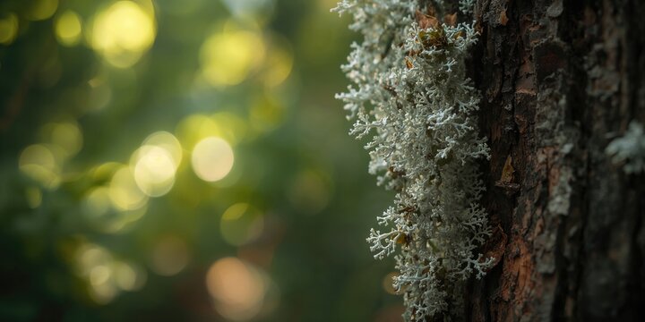 Usnea Barbata, a natural extract from lichen trees, sustainable harvesting practices