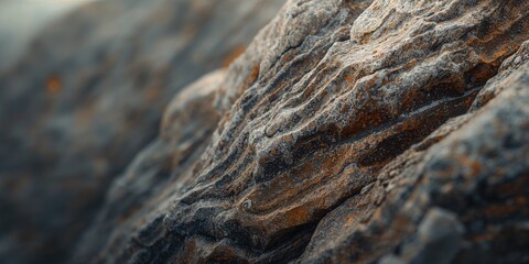 Close-up of textured rocks highlighting erosion patterns, suitable for geological background use