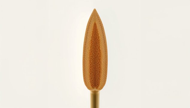 Maize stem micrograph revealing internal tissue organization, biological analysis for research