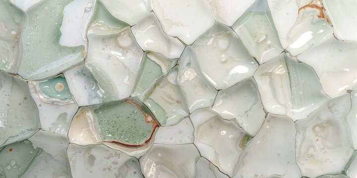 Stretch marks with cracked texture on smooth surface tile, useful for background or layout design