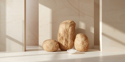 Palimanan stone, a sturdy material, applied in residential design and fencing, highlighting its robustness and decorative qualities