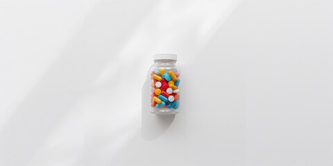 Clear container holding pills viewed from above, highlighting medication organization and safety practices