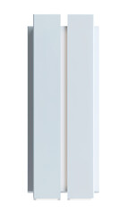 Naklejka premium A rectangular aluminum outdoor structure with a transparent background. The cut-out format makes it suitable for various design projects