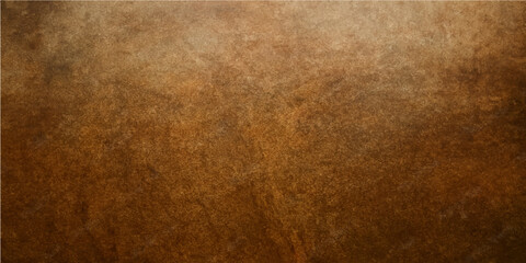 Aged brown leather texture with a vintage grunge pattern on an old parchment surface creates a rough antique material backdrop for design