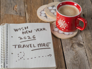 Notebook with the text in English, 