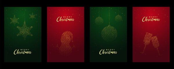 Naklejka premium wintertime for Merry Christmas and Happy New Year seasonal greetings holiday background