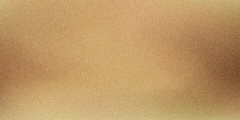 Amazing brown beige grainy gradient background banner backdrop noise texture, copy space