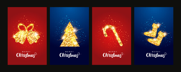 wintertime for Merry Christmas and Happy New Year seasonal greetings holiday background