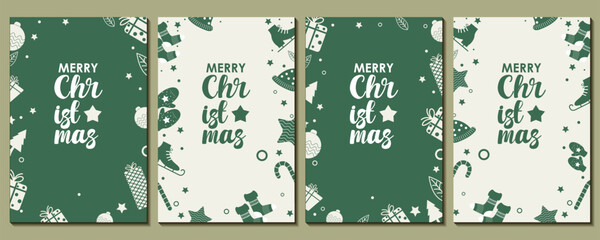 Naklejka premium wintertime for Merry Christmas and Happy New Year seasonal greetings holiday background