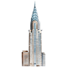 Modern glass skyscrapers and towering office buildings create a breathtaking cityscape during a journey to landmark city architecture in Hong Kong and Dubai, isolated on a transparent background.