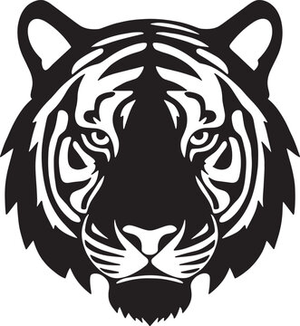 tiger head vector