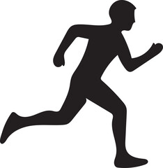 running man silhouette