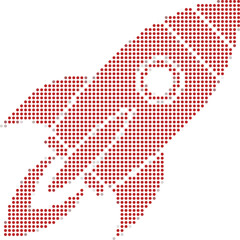 Simple Rocket Illustration