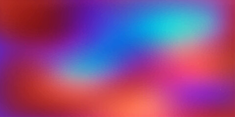 Abstract colorful background with bokeh texture, bright rainbow gradient colors, and blurred light motion art design