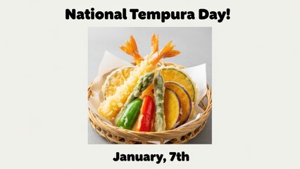 Delicious National Tempura Day