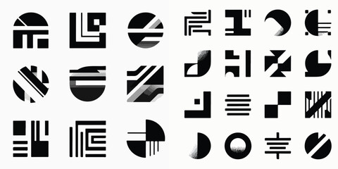 geometric silhouette vector